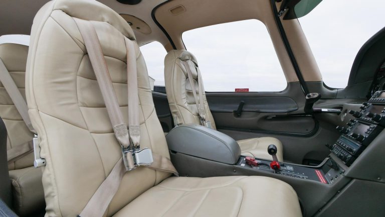 New leather seats and carpet installation