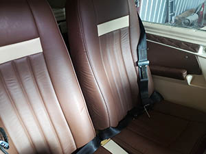 Aircraft interior upholstery