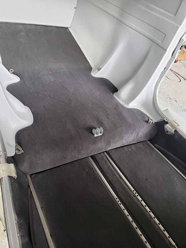 Seat side trim detail